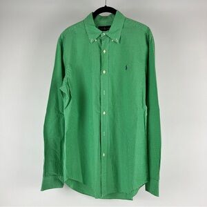 Ralph Lauren Green Casual Button Down Shirt